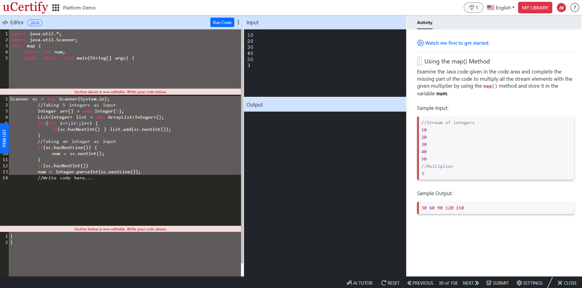 A non-production programming environment where users can write, test, and run code.